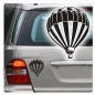 Preview: Ballonfahren Ballon Auto Aufkleber Autoaufkleber Sticker A1105