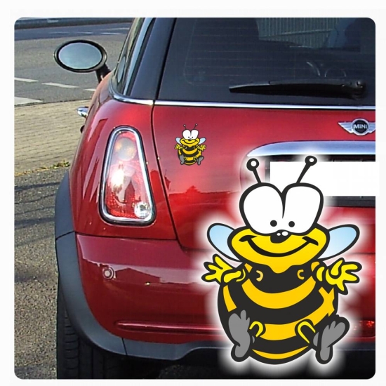 Autoaufkleber Biene Bienchen Auto Aufkleber Honigbiene DA1013