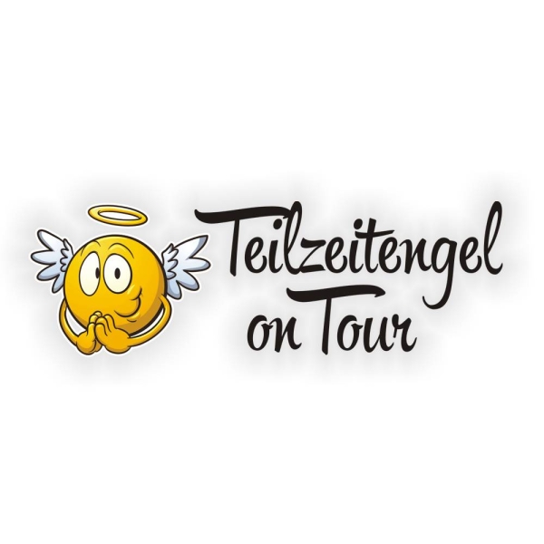 Teilzeitengel on Tour Autoaufkleber Sticker Engel Digitalduck DA171