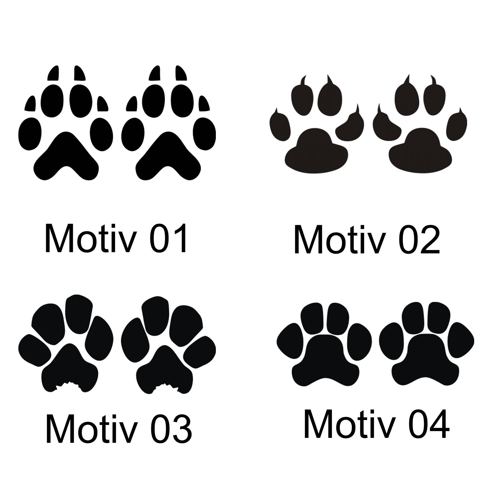 Hunde Pfoten Tatzen Autoaufkleber Aufkleber Auto Hundepfoten Sticker