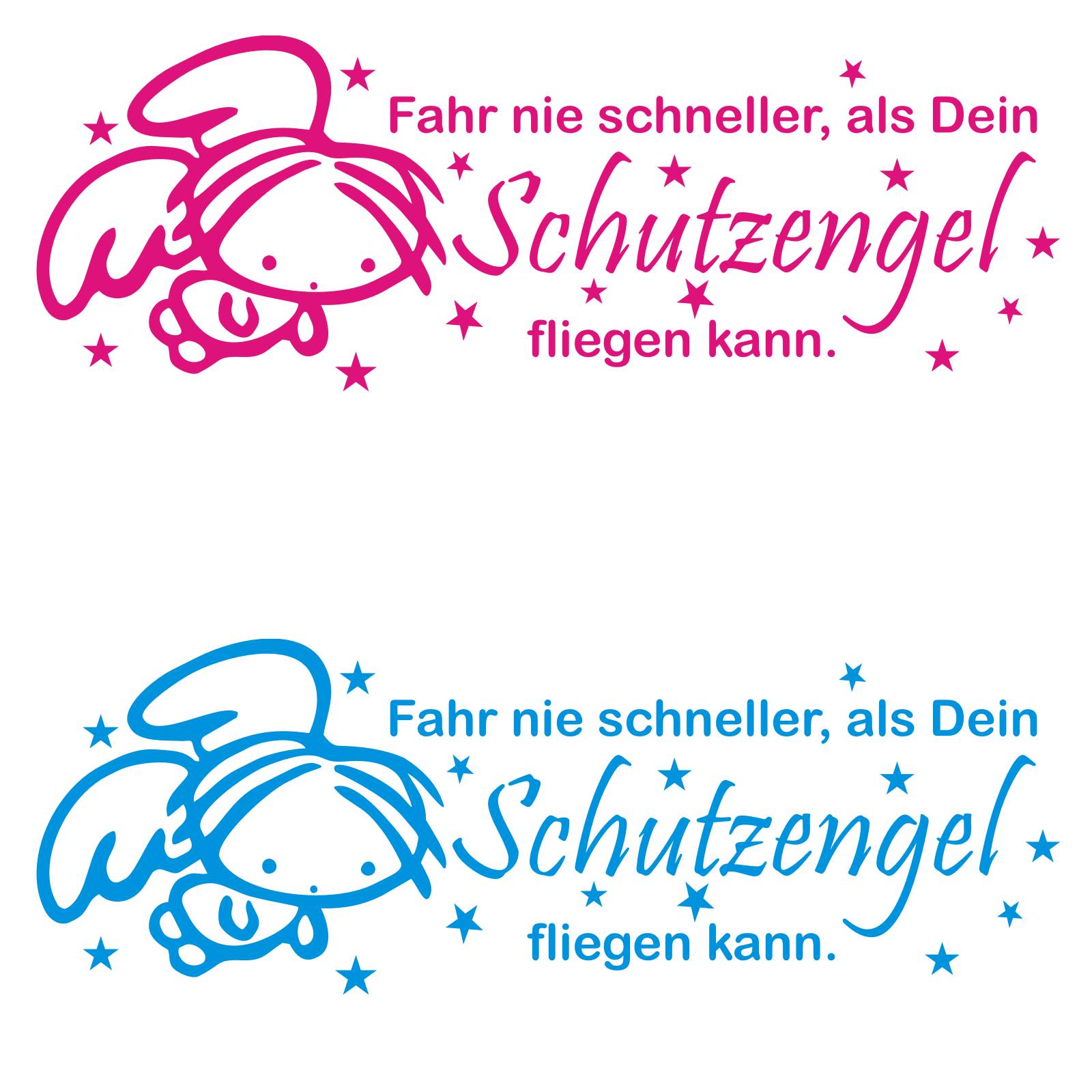 Schutzengel Auto Aufkleber Engel Angel Sterne Sticker Autoaufkleber A203 eBay