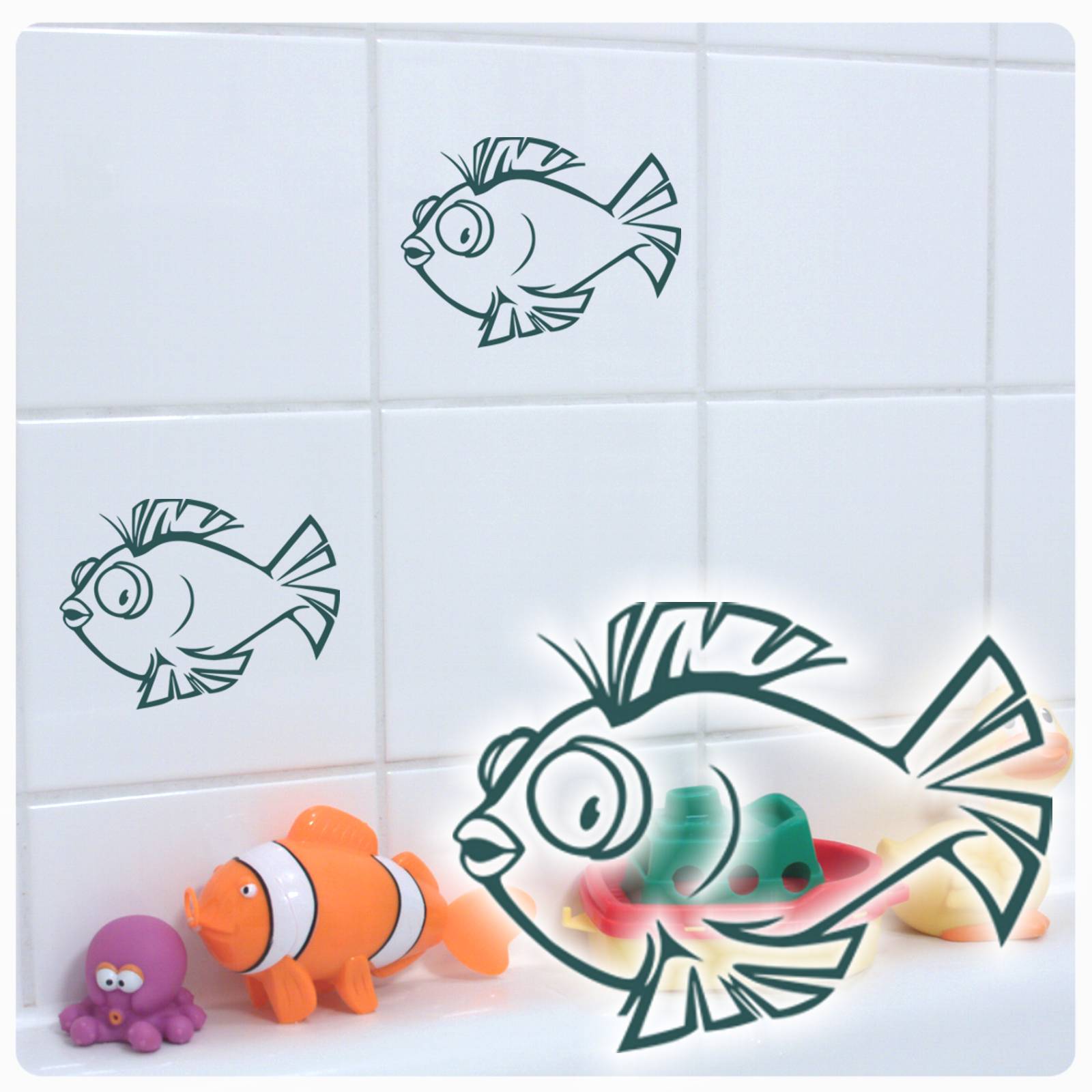Fliesen Aufkleber Fische fliesen aufkleber fische fisch wandtattoo bad maritim Fliesen Aufkleber Fische fliesen aufkleber fische fisch wandtattoo bad maritim